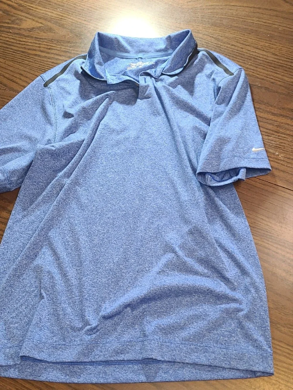 Nike Golf Men's Light Blue Heather Polo Shirt . Size Small Great Cond.
